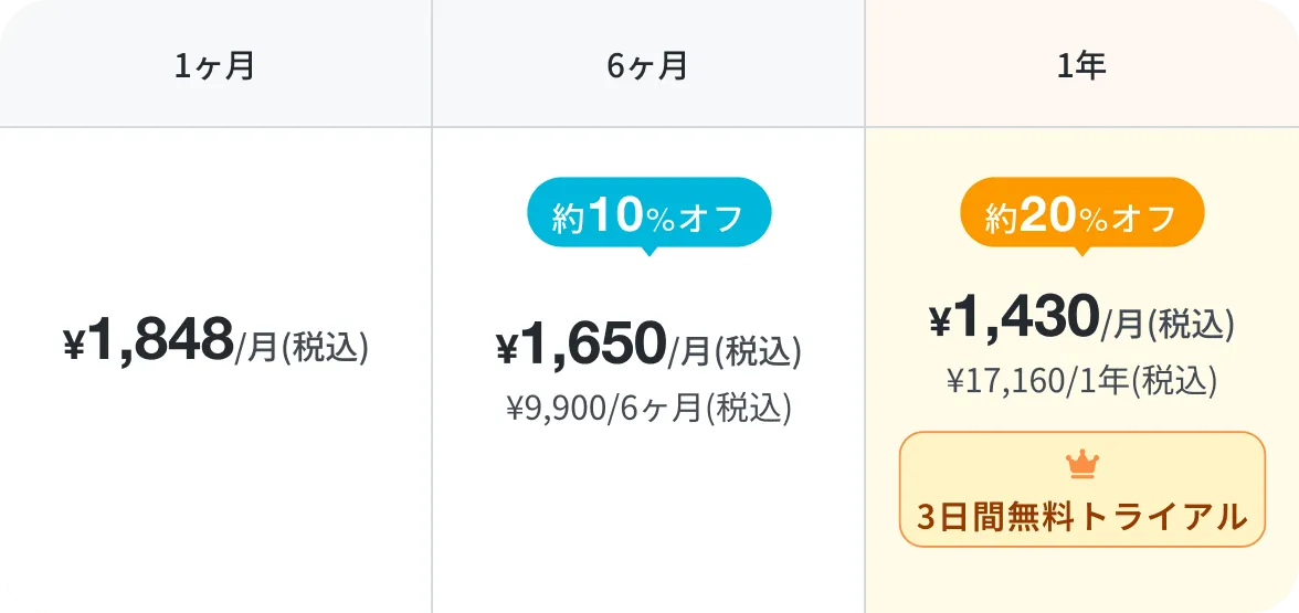 料金表